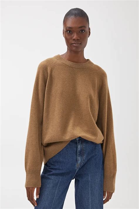 beige oversize jumper